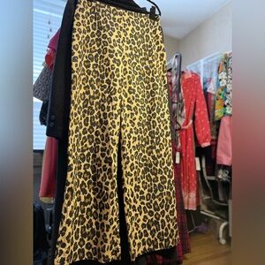 NWT! Simon Miller Leopard Print Wide Leg Pants